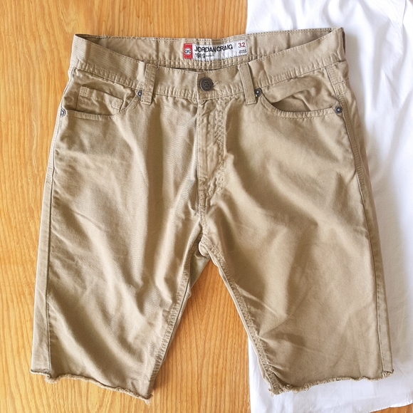 Jordan Craig Other - Slim Fit Khaki Shorts Jordan Craig Cutoff Design